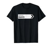 Irish Mayo Street Sign Value Graphic T-Shirt, Men, Black, XL