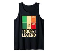 Irish Mexican Roots Ireland Mexico Heritage 100% Legend Tank Top