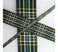 Irish National Tartan Ribbon Ireland 5 Widths Buy 1 2 or 4 Metres 17 815D, 1 Metre, 25mm