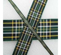 Irish National Tartan Ribbon Ireland 5 Widths Buy 1 2 or 4 Metres 17 815D, 2 Metres, 16mm