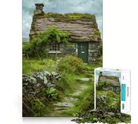 Irish Nature Cottage 1000 Pieces Jigsaws Adults Puzzles Gifts Creative Play Nice Thick Real Challenge Great Gift (50x75cm)