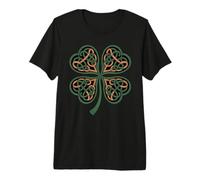 Irish Norse Celtic Knot Shamrock St Patrick's Day Knotwork Premium T-Shirt