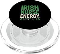 Irish Nurse Energy St Patricks Day Pride PopSockets PopGrip for MagSafe