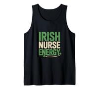 Irish Nurse Energy St Patricks Day Pride Tank Top