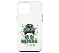 Irish Nurse Shamrock Stethoscope St Patrick's Day Nurse Case for iPhone 12 Pro Max