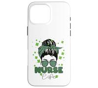 Irish Nurse Shamrock Stethoscope St Patrick's Day Nurse Case for iPhone 16 Pro Max