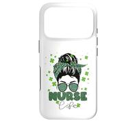 Irish Nurse Shamrock Stethoscope St Patrick's Day Nurse Case for iPhone 17 Pro