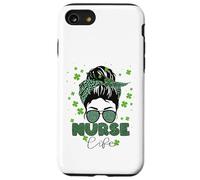 Irish Nurse Shamrock Stethoscope St Patrick's Day Nurse Case for iPhone SE (2020) / 7/8