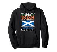 Irish On St Patricks Day Except The Scottish Funny Pullover Hoodie