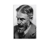 Irish Playwright George Bernard Shaw Black And White Celebs Poster Canvas Painting Poster Wall Art Decorative Picture Prints Modern Decor 16x24inch(40x60cm)