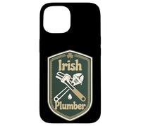 Irish Plumber Celtic Crest Tool Emblem Graphic Case for iPhone 15