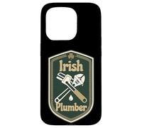 Irish Plumber Celtic Crest Tool Emblem Graphic Case for iPhone 15 Pro