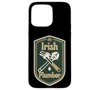 Irish Plumber Celtic Crest Tool Emblem Graphic Case for iPhone 15 Pro Max