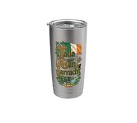 Irish Pride Celtic Harp Claddagh Design St Patricks Day Stainless Steel Insulated Tumbler