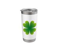 Irish Pride Design Three Leaves Shamrock for St Patrick's Stainless Steel Insulated Tumbler