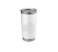 Irish Pride Design Three Leaves Shamrock for St Patrick's Stainless Steel Insulated Tumbler