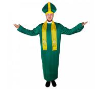 Irish Priest Costume I Love Fancy Dress Green XL