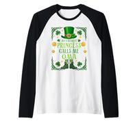 Irish Princess Calls Me Oma St Patrick's Mother's Day Raglan Baseball Tee