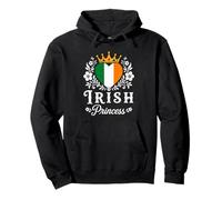 Irish Princess Ireland Flag Proud Irish Girl Pullover Hoodie