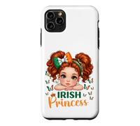 Irish Princess Red Hair Green Eyes St Patricks Day Girl Case for iPhone 11 Pro Max