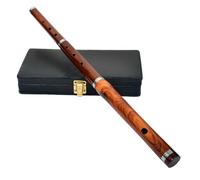 Irish Professional Tunable D Flute - 23" Natural Finish, 3-Piece Design with Black Hard Case - Traditional Irish Wooden Flute for Beginners & Professionals