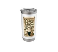Irish Pub Phrase Póg Mo Thóin St Patricks Day Stainless Steel Insulated Tumbler
