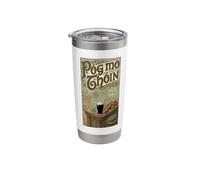 Irish Pub Scene Pog Mo Thoin St Patricks Day Stainless Steel Insulated Tumbler