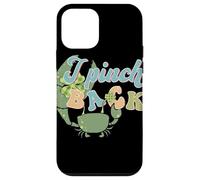 Irish Punch Back Shamrock Crab Lucky St Patricks Art Case for iPhone 12 mini