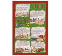 Irish Recipes Linen Union Tea Towel