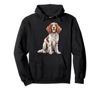 Irish Red and White Setter Dog Mom Dad Puppy Memorial Pullover Hoodie
