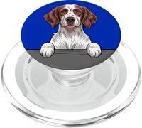Irish Red and White Setter Funny Peeking Pocket Dog Lover PopSockets PopGrip for MagSafe