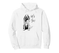Irish Red Setter “Let’s Go!” Design - Happy Setter Design Pullover Hoodie