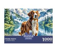 Irish Setter 1000 Pieces Jigsaw Puzzles Engaging Educational Games Jigsaw Puzzle Home Decoration for Gifts 38x26cm/1000pcs