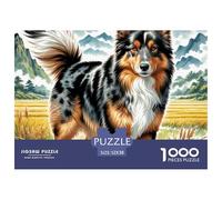Irish Setter 1000 Pieces Jigsaw Puzzles Engaging Family Games Jigsaw Puzzle Unique Puzzle Gift for Gifts 52x38cm/1000pcs
