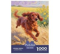 Irish Setter 1000 Pieces Jigsaw Puzzles For Adults Educational Games Stress Relieving Entertainment Cultivate The Spirit of Teamwork For Adults Gifts 70x50cm/1000pcs