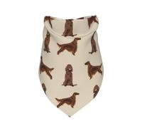 Irish Setter Dog Breed Pet Pattern Gifts For Irish Setters,Bib Scarf Triangle Hood Adjustable Pet Scarf Washable Hood Suitable for Small, Medium and Large Dogs and Cats