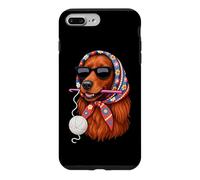 Irish Setter Dog Granny Square Crochet Yarn Crocheting Lover Case for iPhone 7 Plus/8 Plus