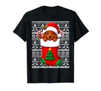 Irish Setter Dog in Christmas Socks Cute Holiday Ugly Xmas Value Graphic T-Shirt