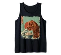 アイリッシュセッター Irish Setter Dog Vintage Ramen Japanese Noodles Tank Top