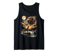 Irish Setter Howling to The Moon Tank Top