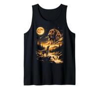 Irish Setter Howling to The Moon Tank Top