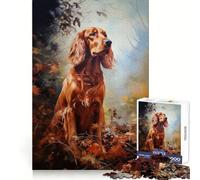 Irish Setter Jigsaw Puzzles 1000 Pieces Mental Sharp Tight Connection Home Activity Xmas Surprise (50x75cm)