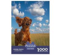 Irish Setter Jigsaw Puzzles Puzzle for Adults Kids. 1000 Piece Great Gifts Challenge Toy Educational Games Home Decoration for Educational Games Gifts 70x50cm/1000pcs