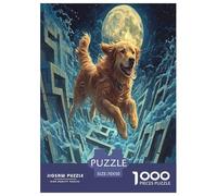 Irish Setter Jigsaw Puzzles Puzzles for Adults Kids. 1000 Piece Great Gifts Challenge Toy Educational Games Home Decoration for Adults& Kids Age 14 Years Up 70x50cm/1000pcs