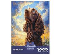 Irish Setter Jigsaw Puzzles Puzzles for Adults Kids. 1000 Pieces Great Gifts Challenge Toy Educational Game Home Decoration for Adults& Kids Age 14 Years Up 70x50cm/1000pcs