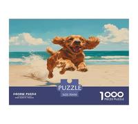Irish Setter Jigsaw Puzzles Puzzles for Adults Kids. 1000 Pieces Great Gifts Challenge Toy Educational Games Home Decoration for Educational Games Gifts 70x50cm/1000pcs