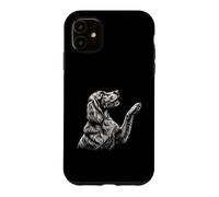 Irish Setter Raising Paw - Red Setter Dad Dog Mom Bird Dog Case for iPhone 11