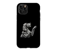 Irish Setter Raising Paw - Red Setter Dad Dog Mom Bird Dog Case for iPhone 11 Pro