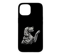 Irish Setter Raising Paw - Red Setter Dad Dog Mom Bird Dog Case for iPhone 15