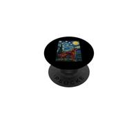 Irish Setter Starry Night - Red Setter Dad Dog Mom Bird Dog PopSockets Adhesive PopGrip